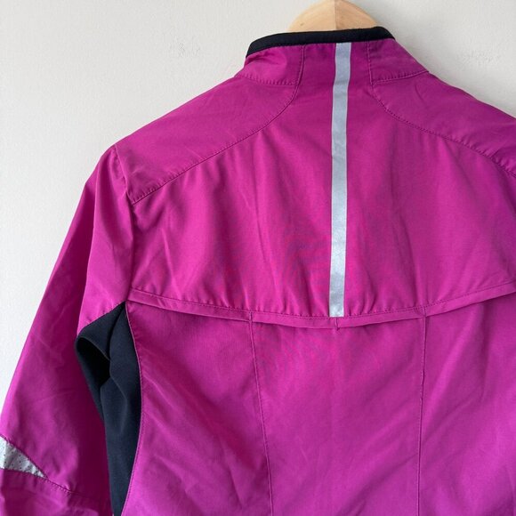 The Running Room | Mid Weight Magenta Reflector Running Jacket - Size S - Picture 5 of 13